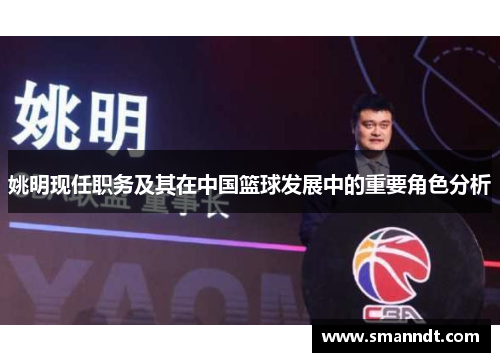 姚明现任职务及其在中国篮球发展中的重要角色分析